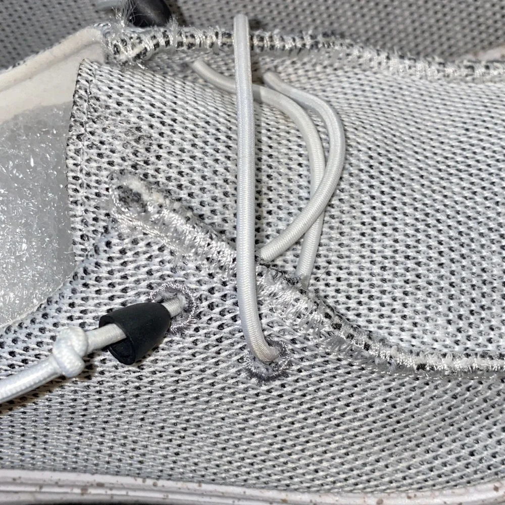 Hey Dude Wendy Women's White Knit Moccasins Stone White Size 9 - Picture 3 of 10